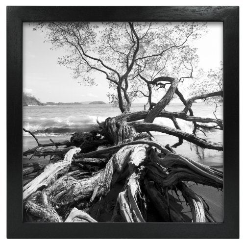 MCS Art Frame with Mat Opening, Black, 6 x 6 in - Image 3