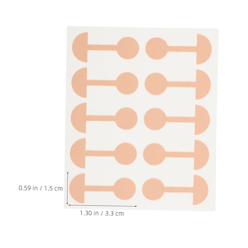 Self-adhesive Nose Contracture Stickers 50pcs Nose Shrinking Nasal Wing Adhesive Strips Nasal Shaping and Contouring Tool for Facial Beauty - Image 2