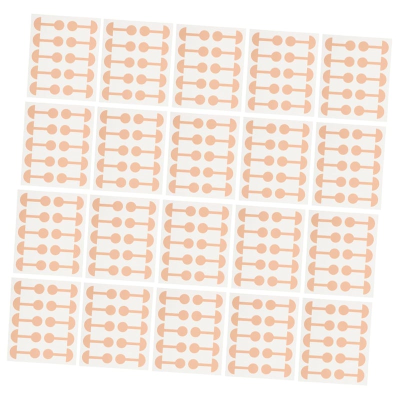 Self-adhesive Nose Contracture Stickers 50pcs Nose Shrinking Nasal Wing Adhesive Strips Nasal Shaping and Contouring Tool for Facial Beauty - Image 1