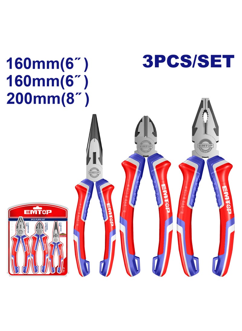 EMTOP - 3 Pcs pliers set - Image 1