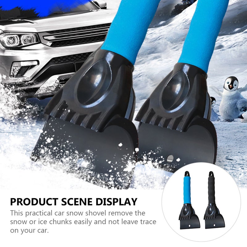 2pcs Winter Snow Shovel Ice Water Scraper Frost Snow Removal Shovel for Auto - Image 5