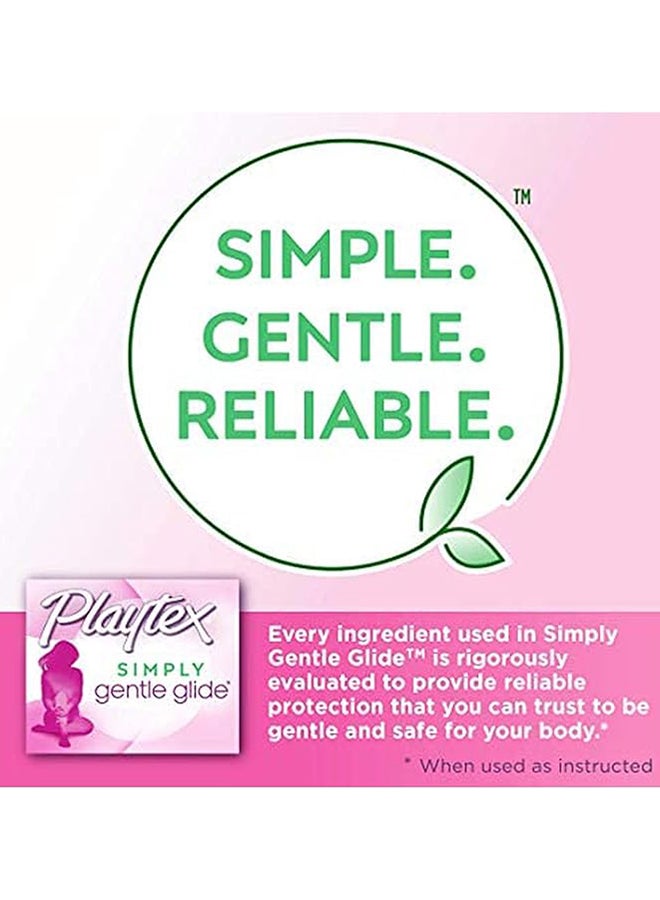 playtex سيمبلي جنتل جلايد - S+ سوبر بلس امتصاص - 16 تامبون - حماية 360 درجة - خالي من العطور - Image 4
