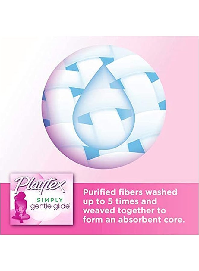 playtex سيمبلي جنتل جلايد - S+ سوبر بلس امتصاص - 16 تامبون - حماية 360 درجة - خالي من العطور - Image 5