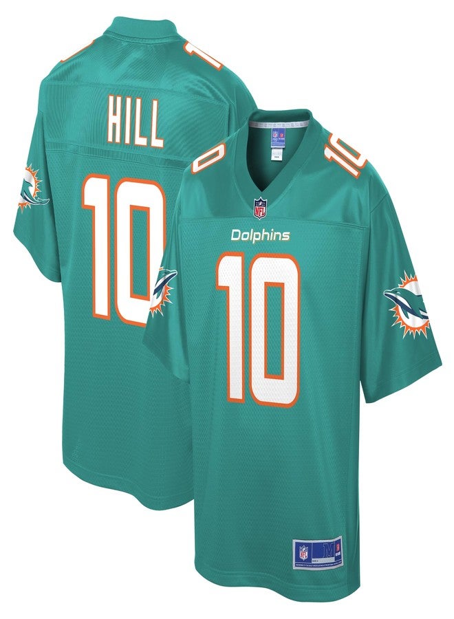 NFL PRO LINE Men's Tyreek Hill Aqua Miami Dolphins Big & Tall Player Jersey - Image 1