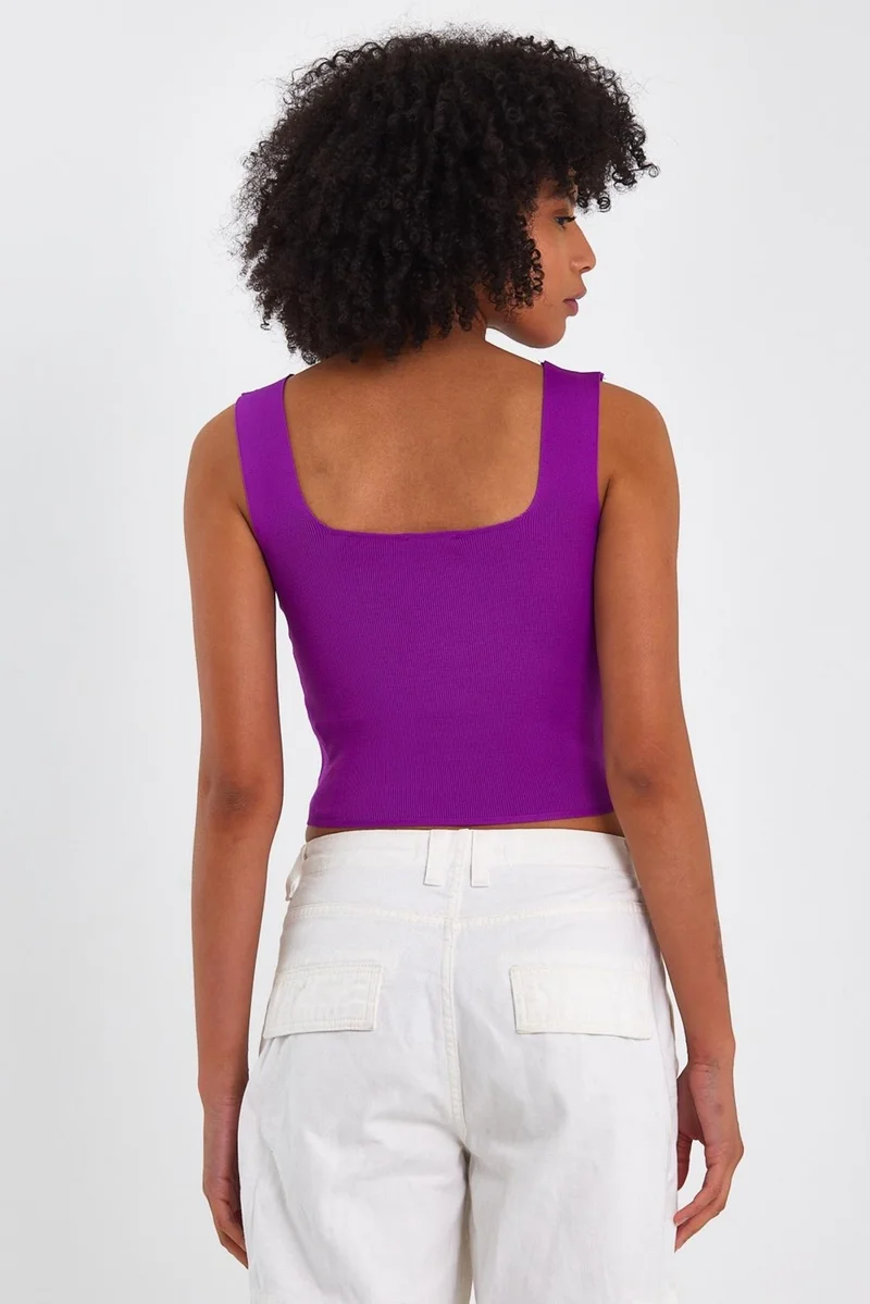 الكسندر جاردي Square Neck Crop Undershirt (A90779-S)
