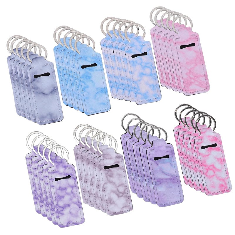Lipstick Holder Keychain Neoprene Lip Balm Organizer - Compact Lipstick Box/Cover with Hanging Hook for Convenient Access - Stylish Daily Commute, Quantity: 40pcs - Image 2