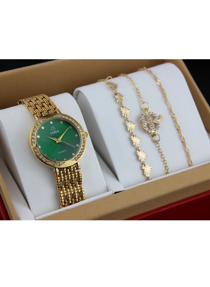 Reclaim with Argireline Women's evening watch set 