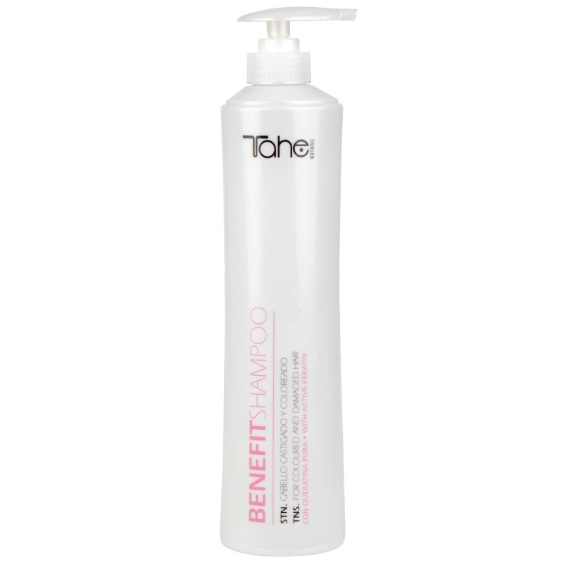 Tahe Botanic Benefit Shampoo with Active Keratin for Damaged and ColorTreated Hair 1000ml