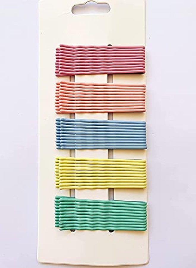 Belicia Bobby Pin, Crimped Hair Pin, with Slide-on Opener, 5 colours, 2.4 Inches, 100 Count - Image 4