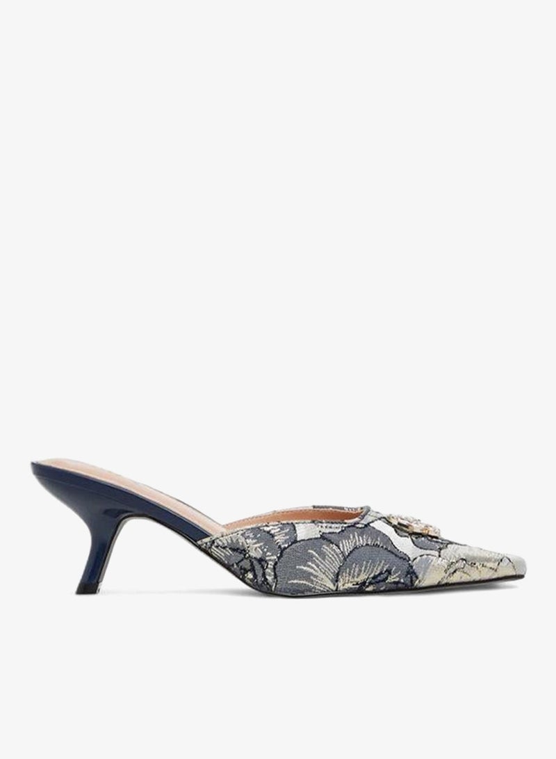 Celeste Women Embellished Kitten Heel Mules - Image 2
