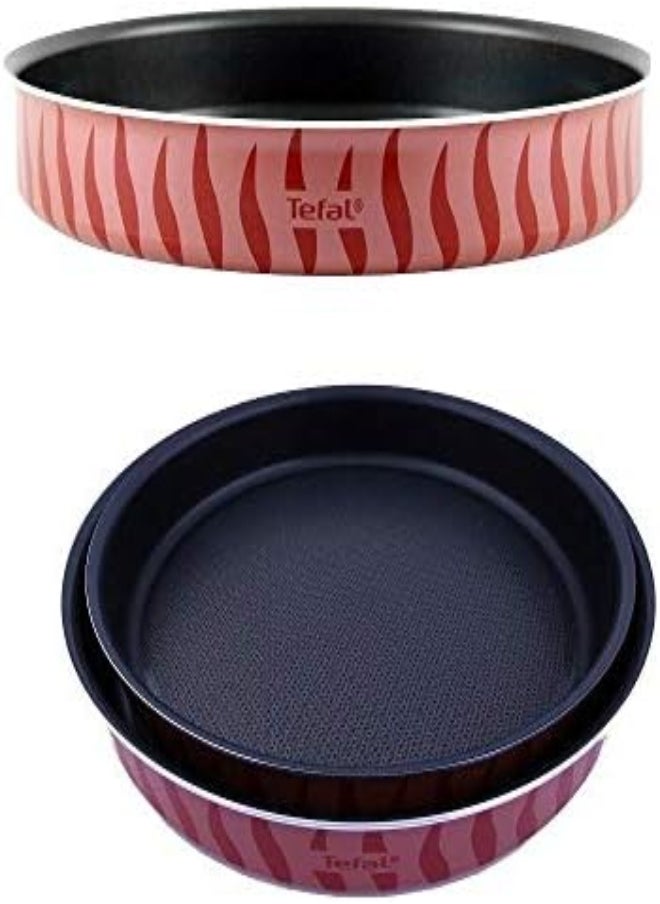 AKDC Tefal Tempo 34Cm Oven Dish And Tempo 38Cm Oven Dish Bundle, Red  - Image 2