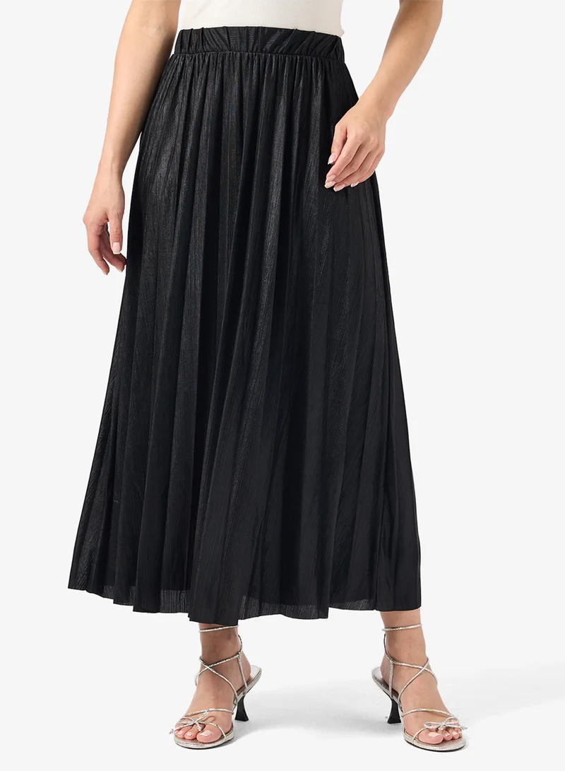 ONLY Onlsikka Foil Plisse Skirt
