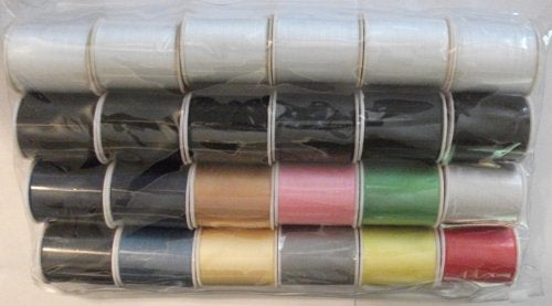Allary 24 Assorted Spools of Thread Full Size 200 Yards Each - Image 4