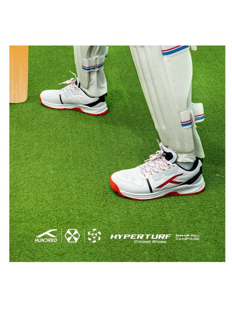 HUNDRED HyperTurf Cricket Shoes | Unisex | TerraSpike Rubber Studs | Vegan Leather/HexaFoam | Lightweight & Highly Durable | Embedded Support Plate for Stability - Image 2