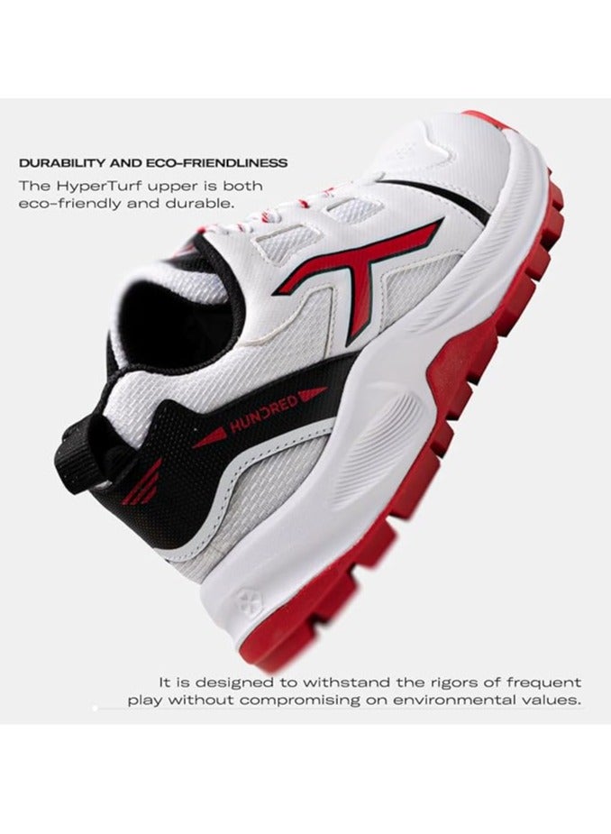 HUNDRED HyperTurf Cricket Shoes | Unisex | TerraSpike Rubber Studs | Vegan Leather/HexaFoam | Lightweight & Highly Durable | Embedded Support Plate for Stability - Image 3