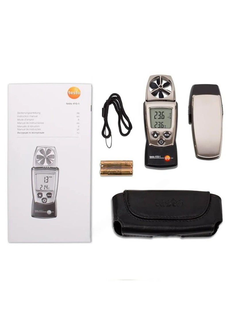 TESTO 410-2 Pocket Air Velocity, Vane, and Humidity Anemometer (Order Code: 0560 4102) - Image 1