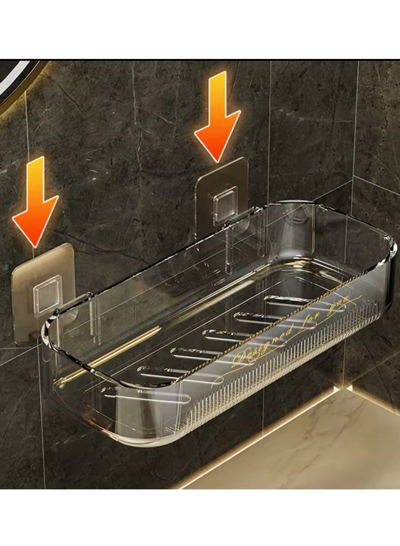 2 Pcs Set Bathroom Organization,Acrylic Storage Rack ,Cosmetic Storage Box Bathroom Storage Rack