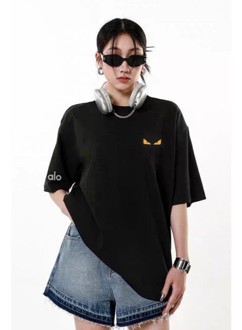 Alo Yoga casual printed men's T-shirt with simple brand logo is a multi-purpose sportswear suitable for daily leisure.