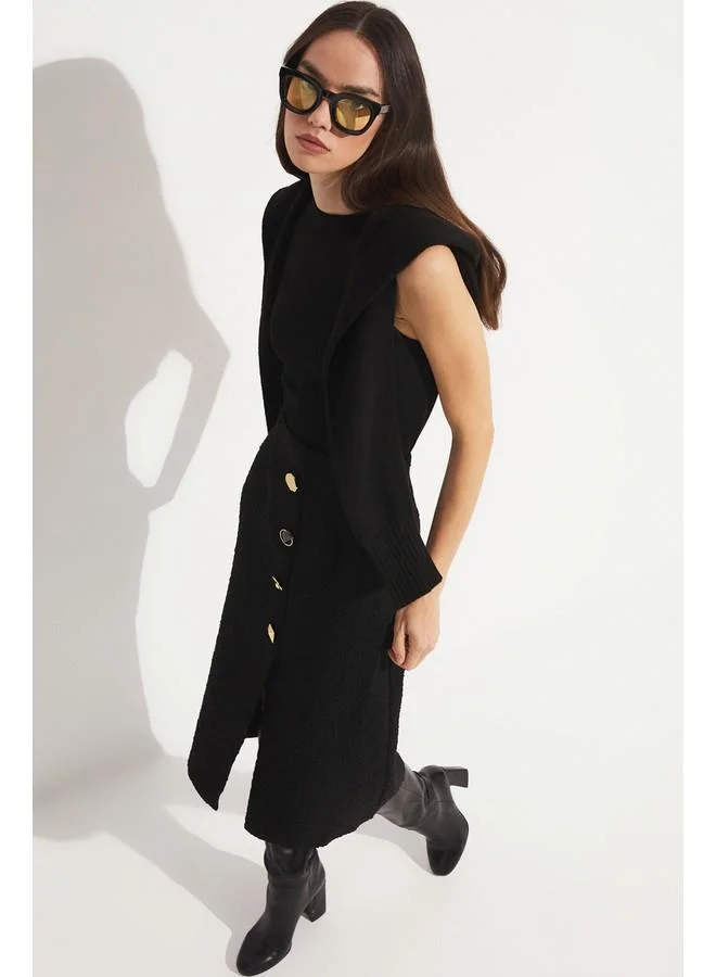 جون June Button Detailed Skirt