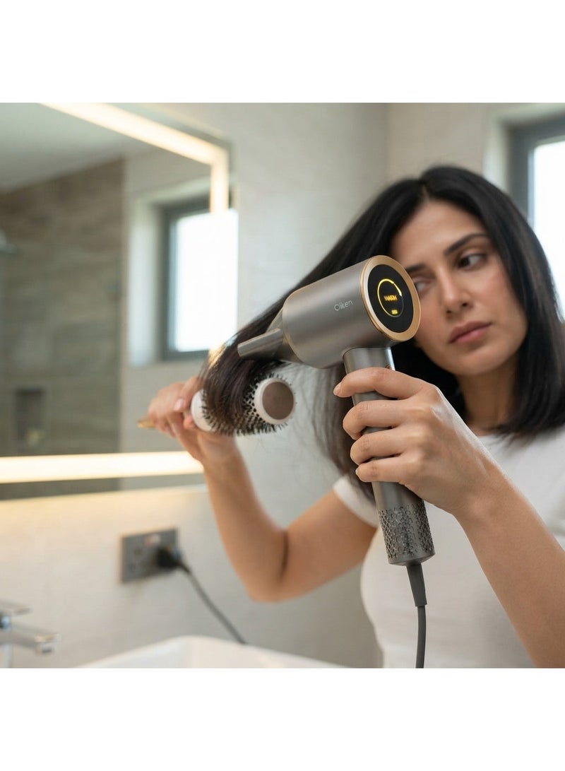 Clikon BLDC Hair Dryer | BLDC Motor Technology | Efficient Hair Drying Performance | Professional Hair Styling | 2-Year Warranty | CK3327 | Silver - Image 3