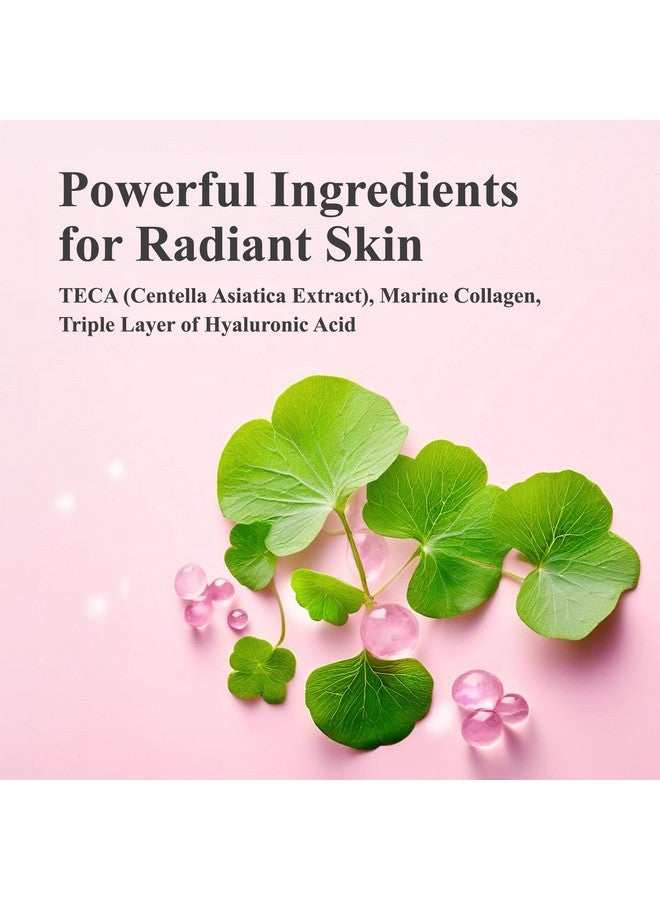 MADECA DERMA Revitalizing Facial Serum with Centella Asiatica, Niacinamide, Collagen & Hyaluronic Acid - Korean Skincare for Hydration, Skin Repair & Moisturizing Dry Skin, CICA Serum (1.69 fl oz) - Image 2