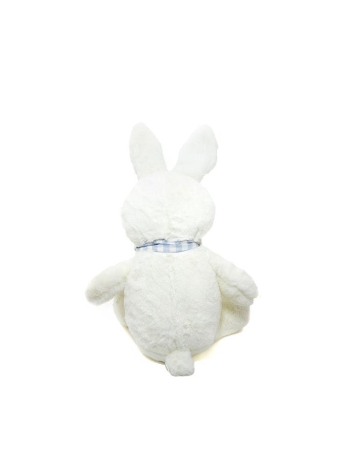 DANUBE HOME 65cm White Bunny Plush with Ribbon – Soft & Huggable Stuffed Rabbit Toy for Kids | Cute Cuddly Gift for Girls, Babies & Nursery Decor - Image 5