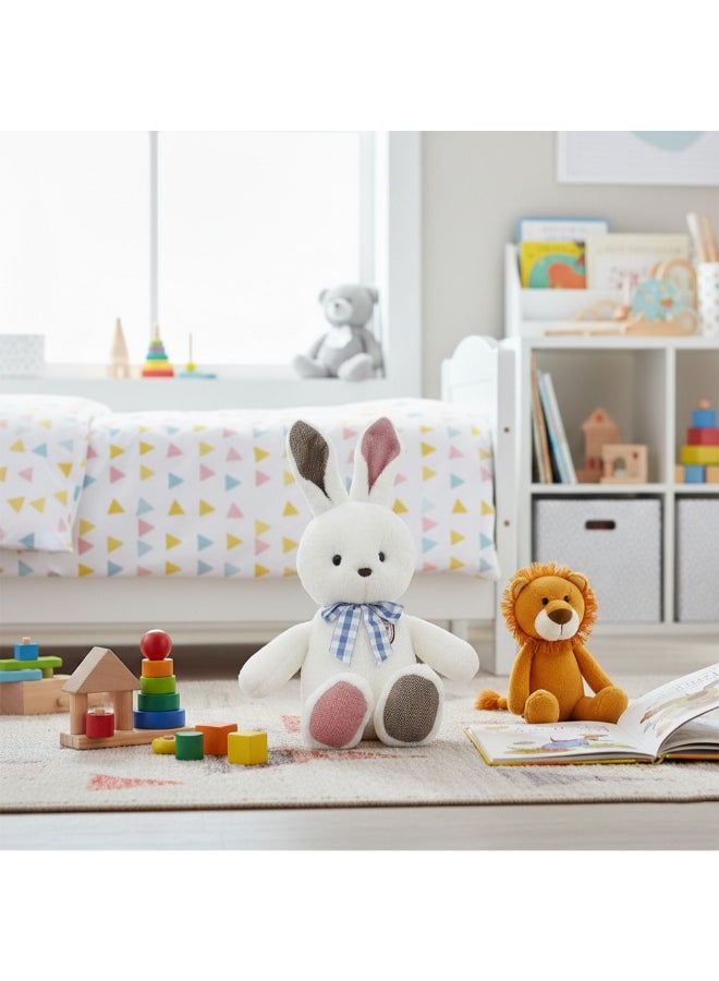 DANUBE HOME 65cm White Bunny Plush with Ribbon – Soft & Huggable Stuffed Rabbit Toy for Kids | Cute Cuddly Gift for Girls, Babies & Nursery Decor - Image 2