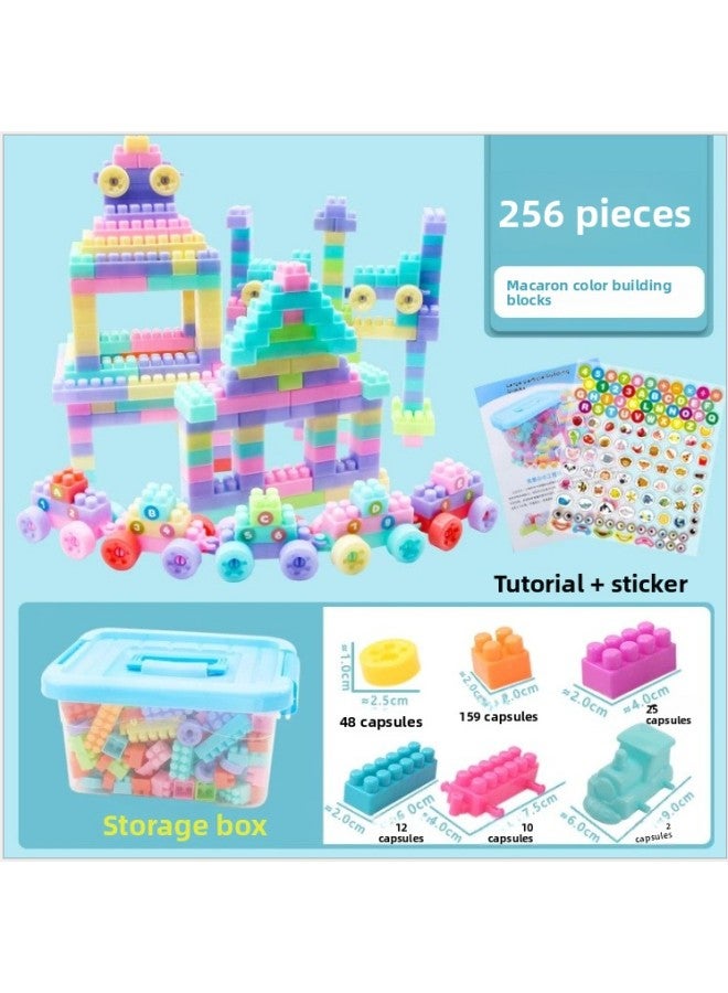 Color Children's Large Particle Building Blocks Infant Enlightenment Early Education Educational Creative Stitching Diy Plastic Toys