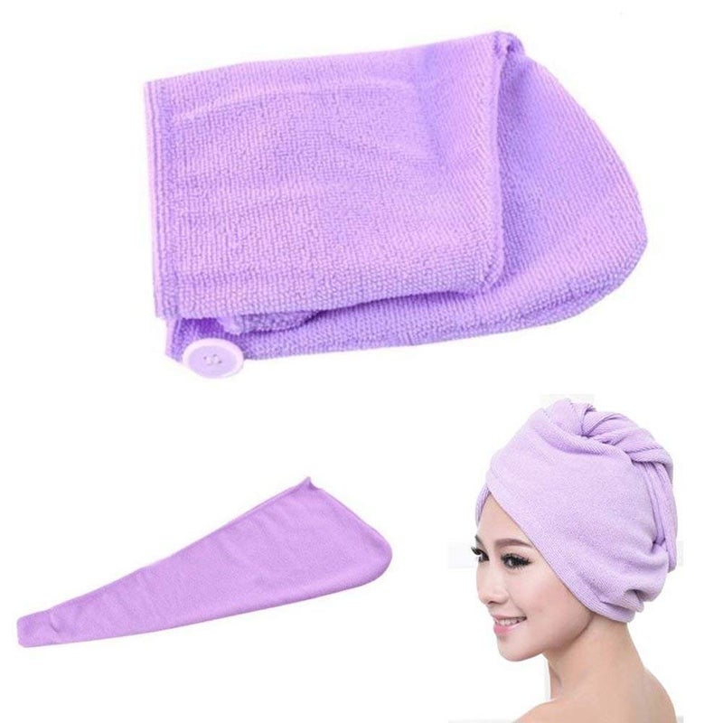 Vroxy Super Absorbent Quick Dry Microfiber Head Wrap Towel for Women - Hair Wrap Towel for Women, Pack of 2 - Image 5