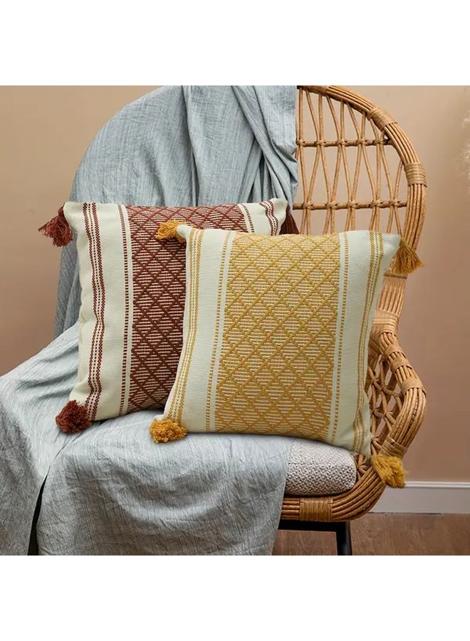Bohemian Pillow Cover White And Grey 45x45cm Jacquard Throw Pillowcase Home Decor Waist Cushion For Sofa - Image 4