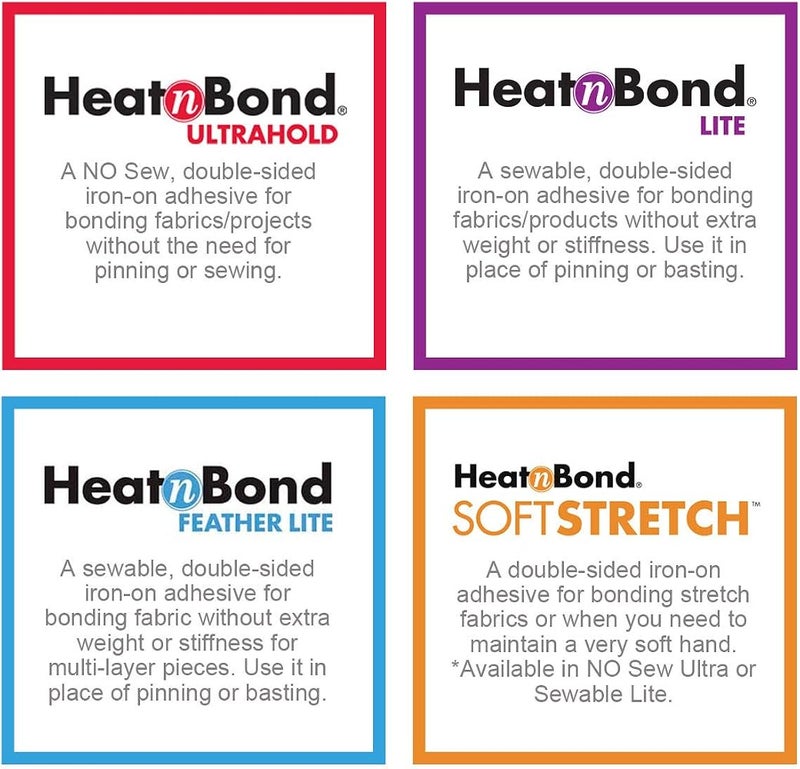 1 HeatnBond FeatherLite لاصق بالكي، 17 بوصة × 35 ياردة، أبيض - Image 3