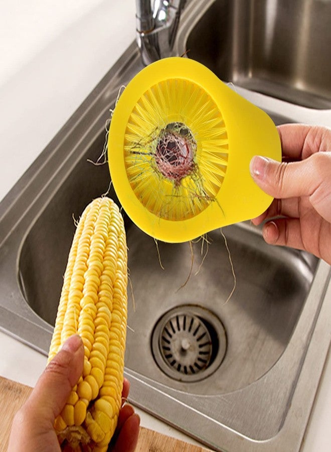 Openfly Flexible Vegetable Brush Fruit and Vegetable Brushes, Vegetable/Fruit Peeler with Brush Bendable Fruit Brush Scrubber for Food Veggies Carrot Potato Corn, 5 Pcs - Image 5
