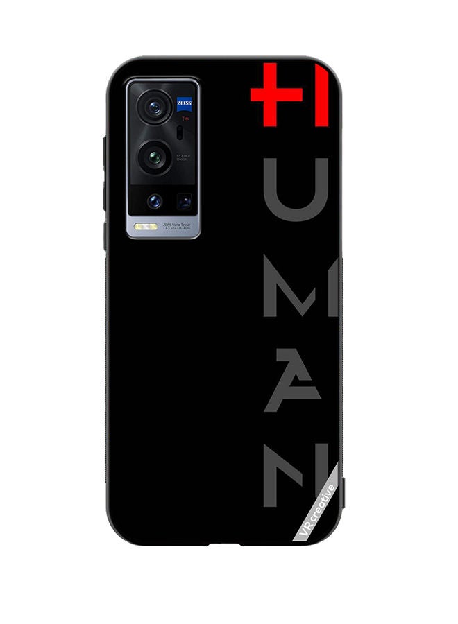 VR CREATIVE Protective Case Cover For Vivo X60 Pro Plus Black Design Multicolour - Image 1