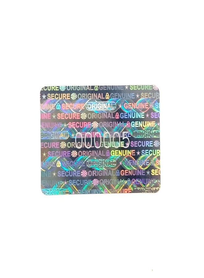 ILMBVM 1.18X0.79 inch Silver High Security Sticker Hologram Tamper Evident Seal Warranty Void Labels with Unique Serial Number 350pcs - Image 1