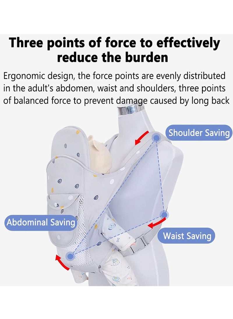 Arabest - Baby Carrier, Adjustable Baby Holder Carrier, Ergonomic Adjustable Infant Front, With Hooks And Loops, Soft Fabric,  Easy To Wear Baby, for Toddlers 3 Months to 3 Years Old (0-15KG) - Image 1