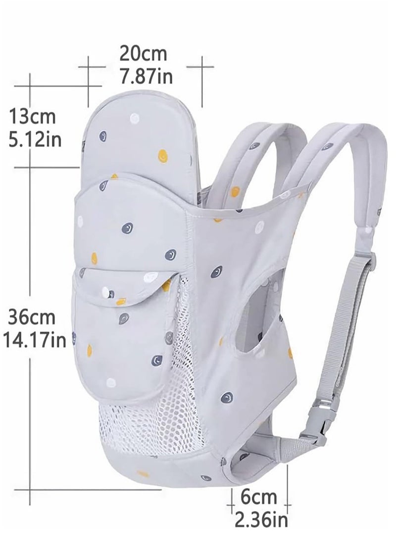 Arabest - Baby Carrier, Adjustable Baby Holder Carrier, Ergonomic Adjustable Infant Front, With Hooks And Loops, Soft Fabric,  Easy To Wear Baby, for Toddlers 3 Months to 3 Years Old (0-15KG) - Image 1