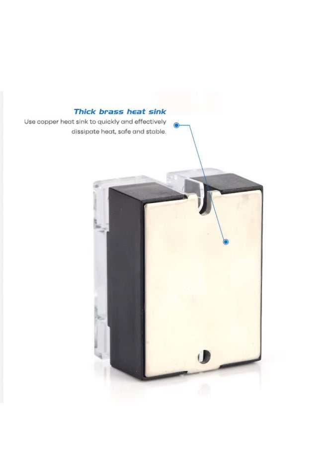 ماركة غير محددة مرحل الحالة الصلبة CG SSR 60A SSR-40DA 220 فولت تيار مستمر إلى 3-32 فولت تيار مستمر JGX أحادي الطور DC-DC 40A  - Image 4