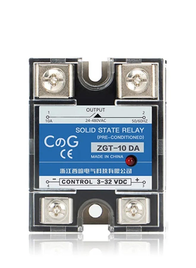 ماركة غير محددة مرحل الحالة الصلبة CG SSR 60A SSR-40DA 220 فولت تيار مستمر إلى 3-32 فولت تيار مستمر JGX أحادي الطور DC-DC 40A  - Image 1