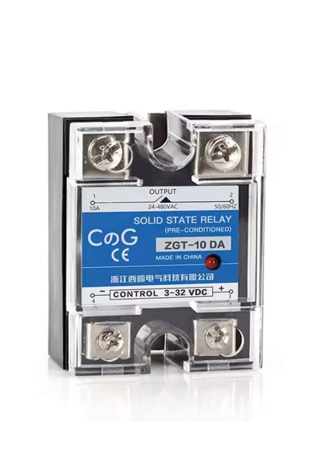 ماركة غير محددة مرحل الحالة الصلبة CG SSR 60A SSR-40DA 220 فولت تيار مستمر إلى 3-32 فولت تيار مستمر JGX أحادي الطور DC-DC 40A  - Image 2