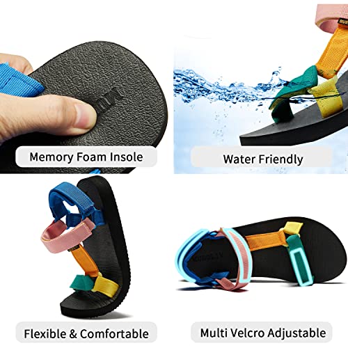 Muboliy Women's Original Sandals Sport Water Sandals with Arch Support Yoga Mat Insole Outdoor Hiking Sandals Light-Weight Shoes - Image 3