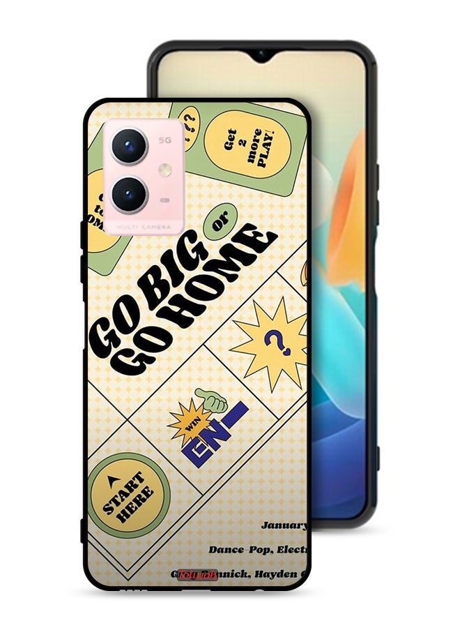 Tolwak Vivo Y33s 5G Protective Case Cover Go Big Or Go Home - Image 1