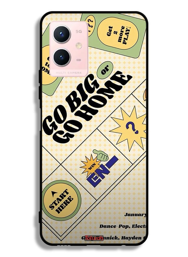 Tolwak Vivo Y33s 5G Protective Case Cover Go Big Or Go Home - Image 2