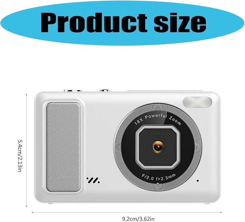 Black 4K Digital Video Camera 50MP High Resolution for Clear Images On The Go - Image 4
