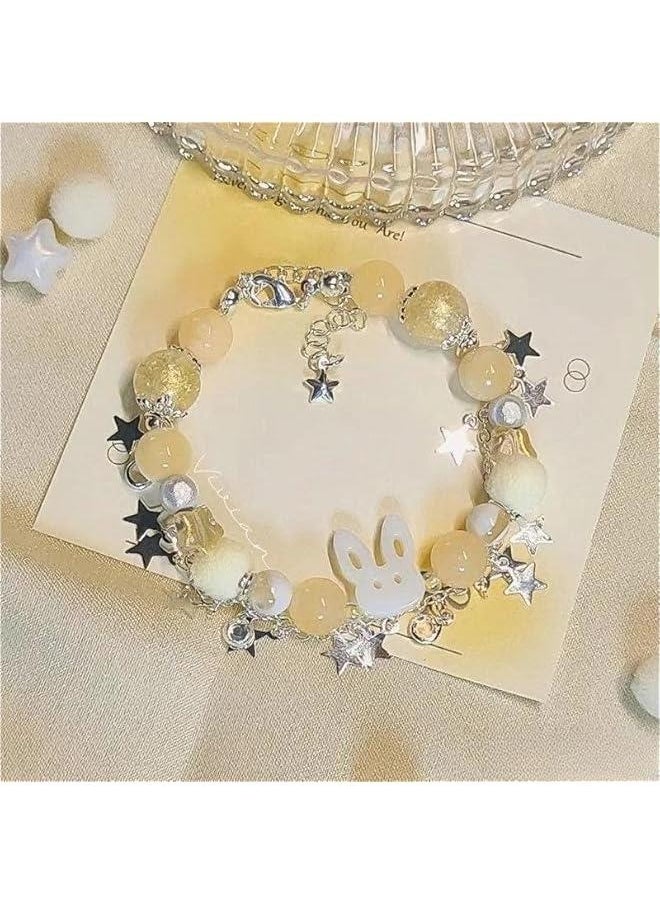 Generic Anime Game Love and deepspace Xavier Cosplay Rabbit Star Beaded Bracelets Jewelry Hand Chain Bangle Accessories Props Gift  - Image 3