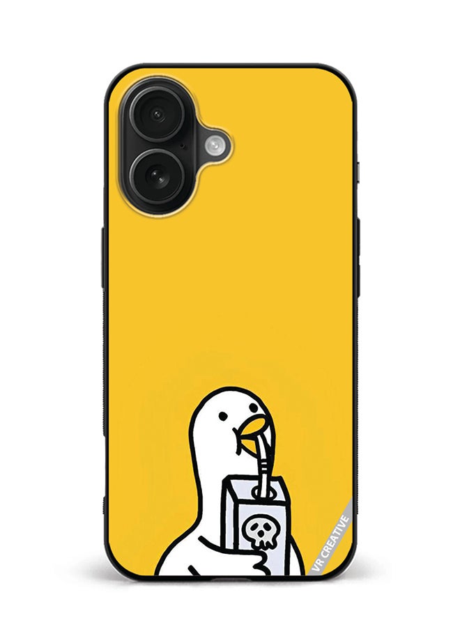Protective Case Cover For Apple iPhone 16 Duck Design Multicolour