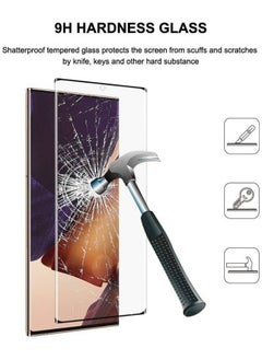 ليون واقي شاشة نانو لسامسونج جالكسي نوت 20 اولترا (Samsung Galaxy Note 20 Ultra), بتصميم منحني حماية فائقة من الحافة الى الحافة مع الوضوح الفائق والحماية ضد السقوط والخدوش من Lion، شفاف  - Image 4