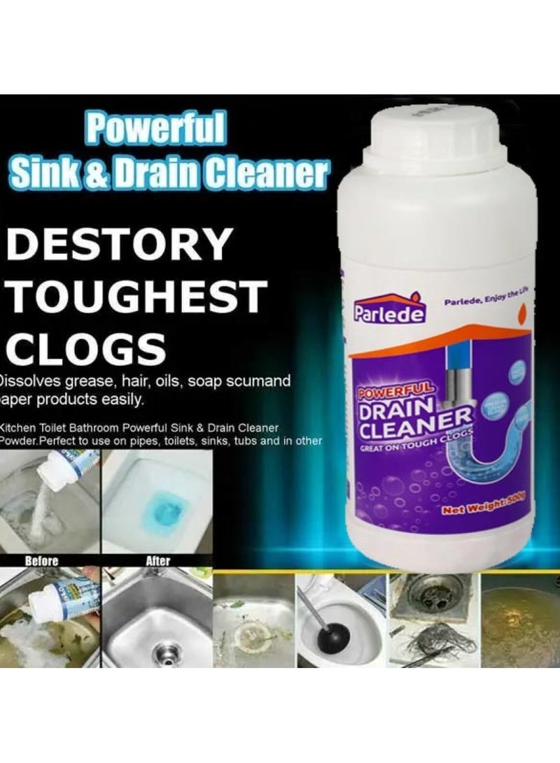 بارليد منظف ​​المغاسل والصرف مسحوق كيميائي قوي 500 غ - Image 4