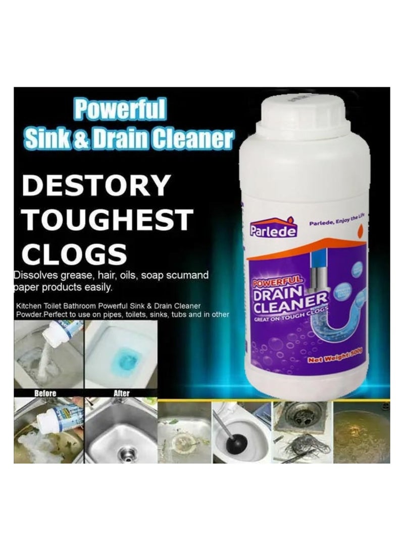 بارليد منظف ​​المغاسل والصرف مسحوق كيميائي قوي 500 غ - Image 1