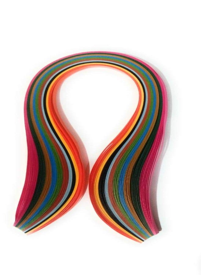 Ditya Crafts BT craft Arham Mktg Signature Collection Quilling Strips (Assorted Colour, 5 mm) - 10 Pack - Image 1