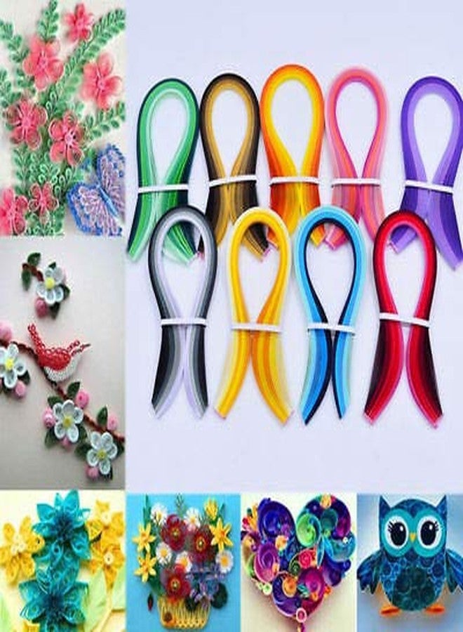 Ditya Crafts BT craft Arham Mktg Signature Collection Quilling Strips (Assorted Colour, 5 mm) - 10 Pack - Image 4